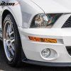 Ford Mustang GT500 2007-2009 Фарове за мъгла OE стил черен корпус хром H13 halogen