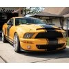 Ford Mustang GT500 2007-2014 Mlhovky OE styl chromový rámeček čiré
