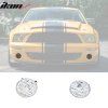 Ford Mustang GT500 2007-2014 Feux de brouillard style OE entourage chromé clairs