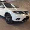 Nissan Rogue 2014-2016 Mlhovky OE styl černé pouzdro čiré