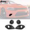 Dodge Charger 2015-2023 Antibrouillards style Halogen boîtier noir clair
