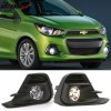 Chevrolet Spark 2016-2018 Ceață stil OE ABS negru clar