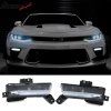 Chevrolet Camaro SS 2016-2018 Feux de brouillard ABS PC boîtier noir noir