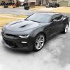 Chevrolet Camaro SS 2016-2018 Fendinebbia ABS PC custodia nera lente trasparente con striscia gialla