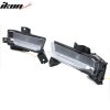 Chevrolet Camaro SS 2016-2018 Fendinebbia ABS PC custodia nera lente trasparente con striscia gialla
