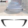 Tesla Model 3 2017-2023 Feux antibrouillard style IKON ABS noir mat