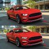 Ford Mustang 2018-2023 Feux antibrouillard style 2024 boîtier noir LED transparent