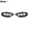 Ford Mustang 2018-2023 Feux antibrouillard style 2024 boîtier noir LED transparent