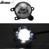 Ford Escape 2023-2026 Phares antibrouillard boîtier noir LED transparentes
