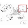 Alfa Romeo Tonale Left Mirror Glass 68617650AA