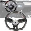 Ford Mustang 2010-2014 Volant cuir perforé fibre de carbone mate
