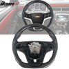 Chevrolet Camaro 2012-2015 Volant fibres de carbone CF cuir perforé