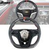 Chevrolet Camaro 2012-2015 Volant en fibres de carbone CF cuir perforé indicateur de direction