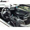 Ford Mustang 2015-2017 Volant en fibre de carbone mate avec cuir véritable noir