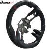 Ford Mustang 2015-2017 Volant en fibre de carbone mate avec cuir véritable noir