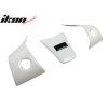 Tesla 3 2017-2023 Tesla Y 2020-2023 Garniture de volant blanche ABS