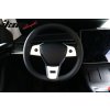 Tesla 3 2017-2023 Tesla Y 2020-2023 Lenkradverkleidung Weiß ABS