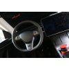Tesla 3 2017-2023 Tesla Y 2020-2023 Volant obložení červené ABS