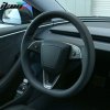 Tesla Model 3 Highland 2024-2025 Tesla Model Y 2025 Listwy kierownicy z nadrukiem z włókna węglowego ABS