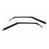 Ford ClimAir Deflector de ventanilla lateral para las ventanillas de las puertas delanteras, negro 2 831 420
