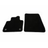 Ford Puma Floor mats, velour front, black, with Metal Grey stitching 2 814 711