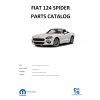 Fiat 124 Spider Catálogo de piezas / Parts catalog