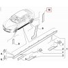Alfa Romeo 159 Ochranná samolepka zadná pravá (blatník) 50502569