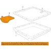 Cadillac / Chevrolet / GMC szűrő automata sebességváltóhoz 6L50 / 6L80 / 6L90 / 6L80E 24236933, 24238229, 24236517