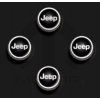 Jeep Bouchons de valve argentés