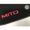 Alfa Romeo MiTo Текстилни стелки, черно-червени
