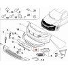 Fiat Tipo Spoiler avant inférieur central 735715925