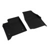 GMC Acadia Premium All-Weather First Row Floor Mats in Jet Black with GMC Script