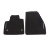 Tappetini Chevrolet Blazer Premium per la prima serie in Jet Black con bordino nero e scritta Chevrolet