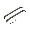 GMC Acadia Jeu de 2 barres de toit transversales en noir