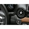 Abarth/Fiat 124 Spider Dekoracja okrągłego otworu grzewczego w kolorze czarnym