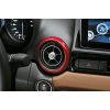 Abarth/Fiat 124 Spider Kerek fűtőnyílás dekoráció piros