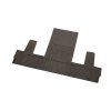 Chevrolet Suburban 12th gen Interlocking Premium All-Weather Floor Liner for third row seats in Very Dark Atmosphere (for models with second row captain's chair)