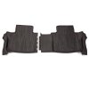 GMC Acadia All-Weather Mat for Models with Second Row Captain's Seats in Charcoal Black