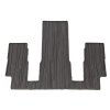 GMC Acadia Third Row All-Weather Mat in Charcoal Black (for models with second-row captain's chairs)
