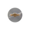 Chevrolet Suburban 12th gen Brushed Aluminum Center Cap with Bowtie Logo