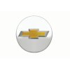 Chevrolet Suburban 12th gen Center cover made of shiny aluminum with Bowtie logo