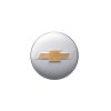 Chevrolet Suburban 12th gen Center cover made of shiny aluminum with Bowtie logo