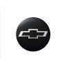 Cache-moyeu Chevrolet noir avec logo Bowtie noir