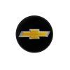 Cache-moyeu Chevrolet noir avec logo nœud papillon