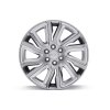 Cerchi in alluminio a sei razze Chevrolet Suburban 12a generazione Midnight Silver da 22x9 pollici con inserti cromati