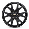 Chevrolet Jante suburbane din a 12-a generație de 22 x 9 inci, cu șase spițe, de culoare metalică Carbon Flash, cu prelucrare selectată