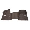 Chevrolet Suburban 11.gen Interlocking Premium All-Weather Floor Liner pro první řadu v kakaové barvě s chromovaným logem Bowtie (pro modely bez středové konzoly)