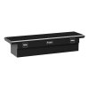 GMC Sierra 1500 5th gen Secure Lock Crossover Tool Box in Gloss Black with Swivel Handles by UWS®