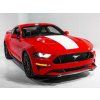 Ford Mustang 6.gen Sada bílých pruhů na kapotě