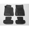 Ford Mustang 6.gen Noir 4pcs tapis de sol tout temps avec logo Pony